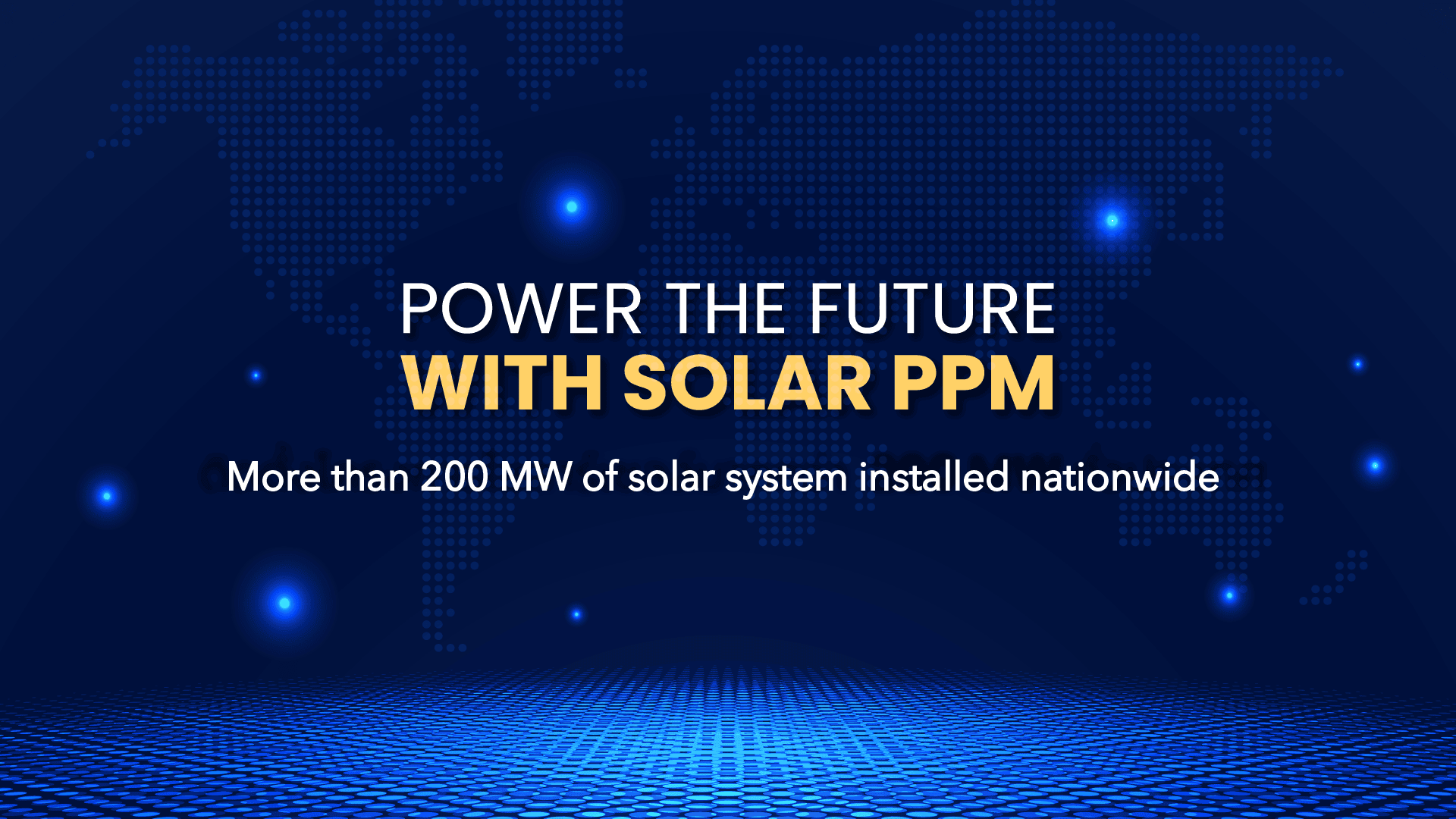 solarcell installation